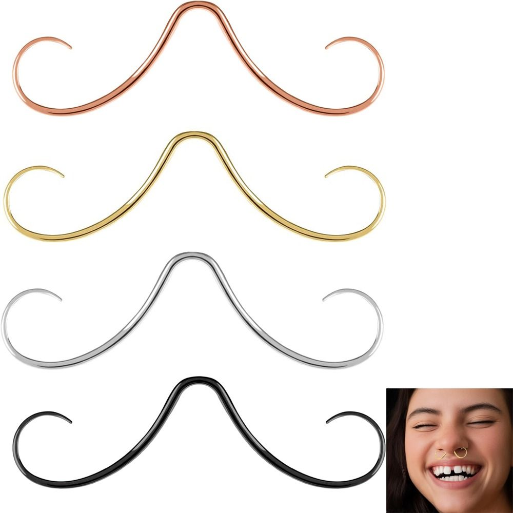 Body Jewelry Hangers - Piercing Jewelry Mustache Septum Ring Body