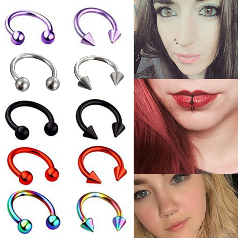 Septum Clicker Ring - 1PC Titanium Piercing Nariz Circular for