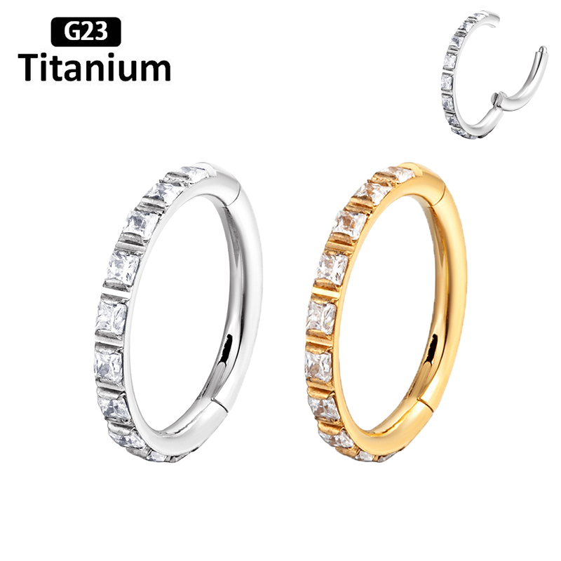 ASTM F136 Titanium Earrings Hi - Septum Clicker Ring ulasan dan harga