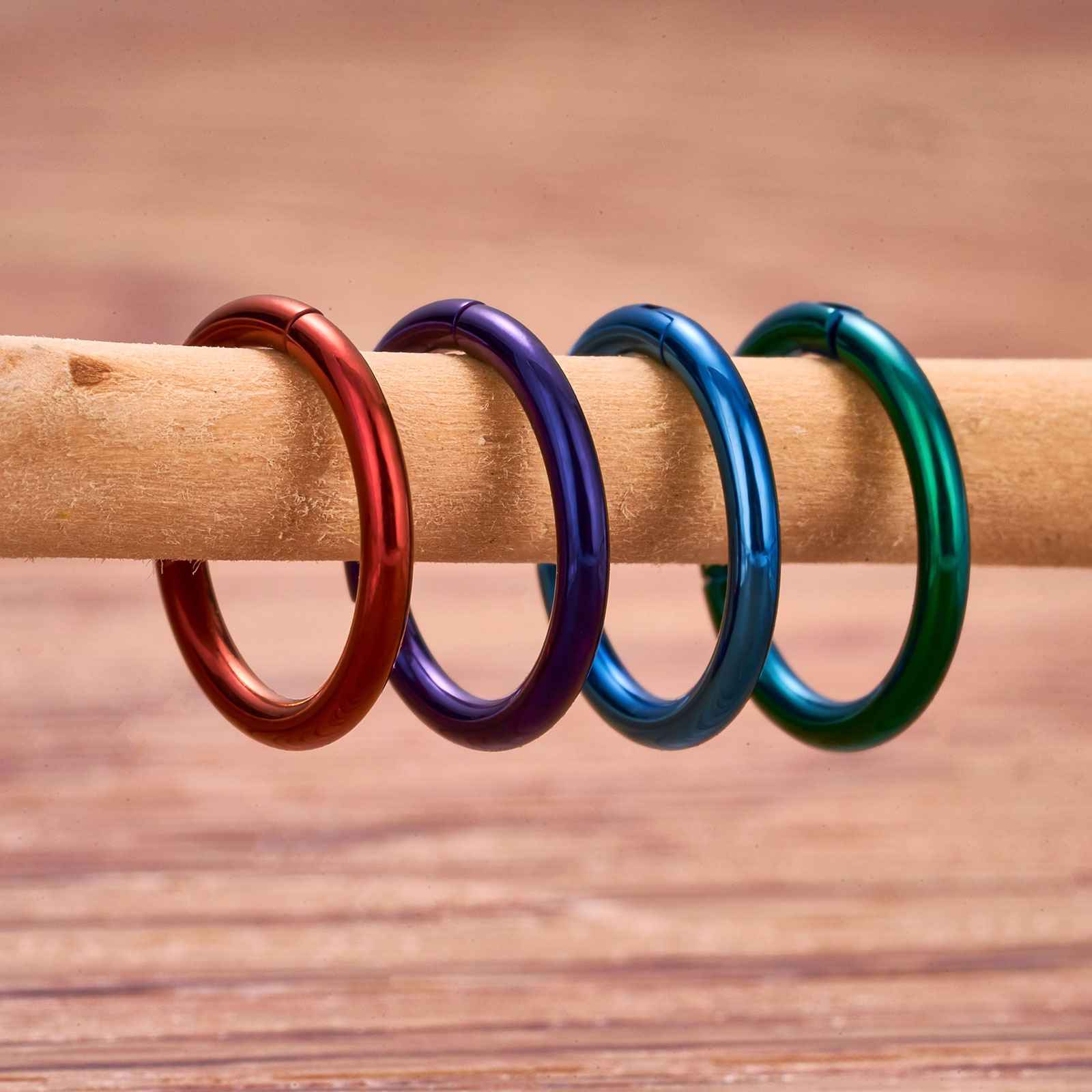 5pcs G23 Titanium Piercing sex - Septum Clicker Ring ulasan dan harga