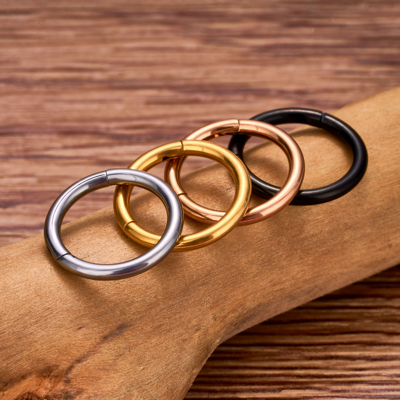 5pcs G23 Titanium Piercing sex - Septum Clicker Ring ulasan dan harga