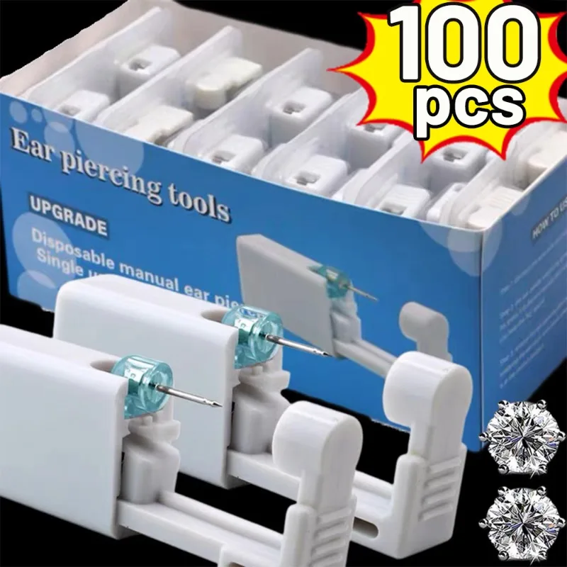 Safety Ear Piercing Gun Kit Wo - Body Jewelry Kit ulasan dan harga