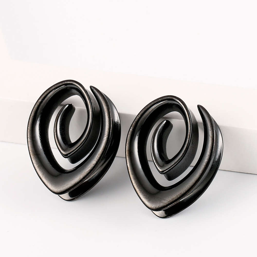Twolobes 2PCS Spiral Simple Sa - Body Jewelry Hangers ulasan dan harga