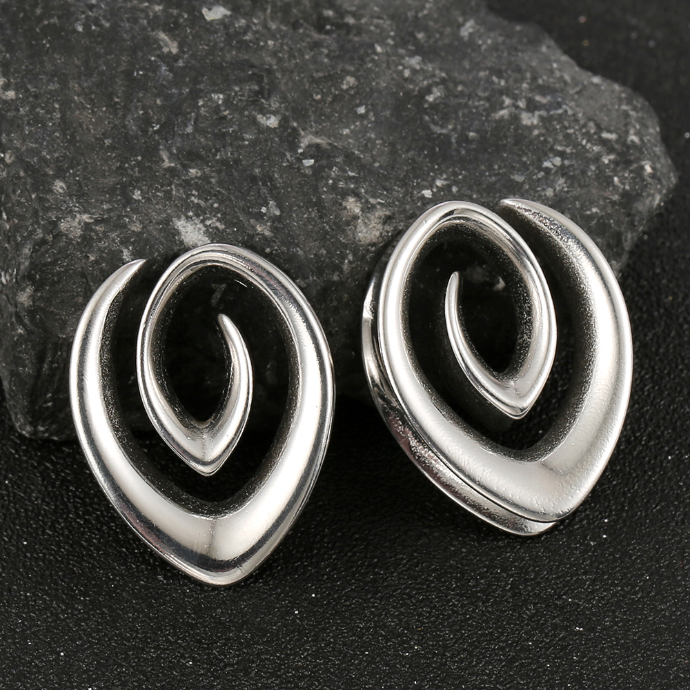 Twolobes 2PCS Spiral Simple Sa - Body Jewelry Hangers ulasan dan harga