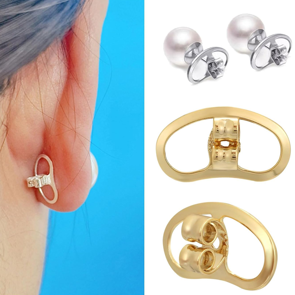 4Pcs Big Earring Lifters Metal - Body Jewelry Kit ulasan dan harga