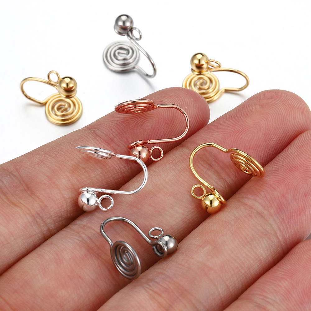 10pcs Stainless Steel Ear Clip - Body Jewelry Kit ulasan dan harga