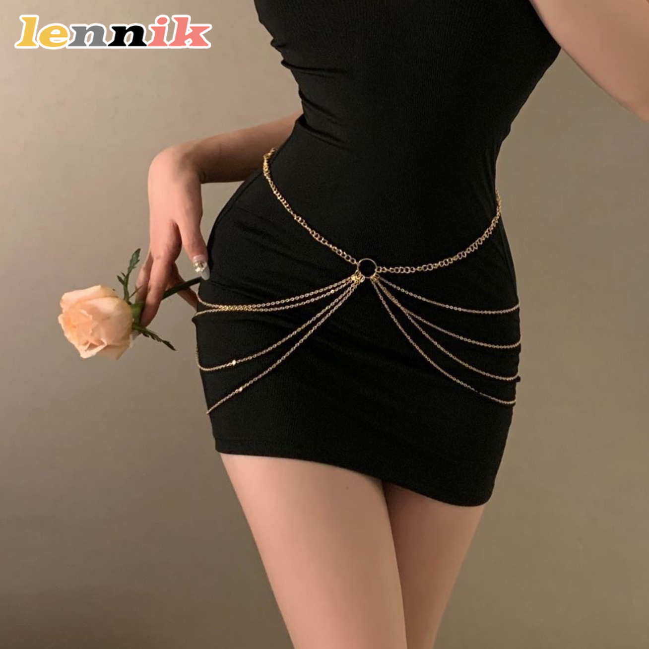 LENNIK Tassel Metal Multi-Laye - Body Jewelry By The Chain Gang ulasan dan harga