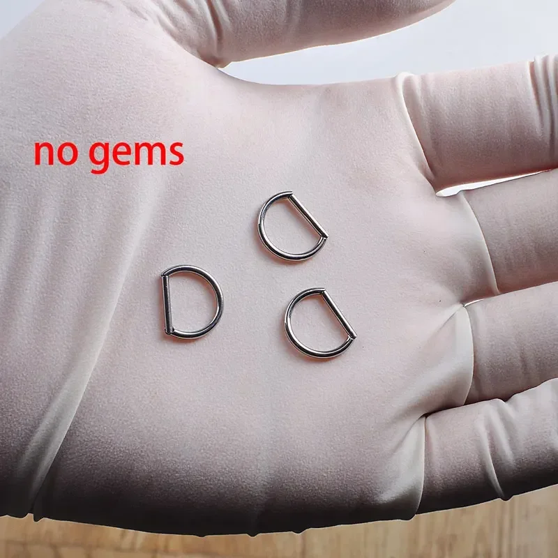 1Pcs G23 Titanium Piercing 16G - Septum Clicker Ring ulasan dan harga