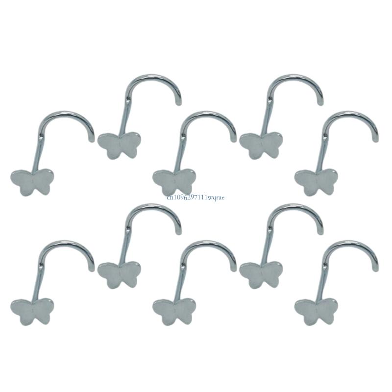 Stainless Steel Butterfly Nose - Body Jewelry For Sensitive Skin ulasan dan harga