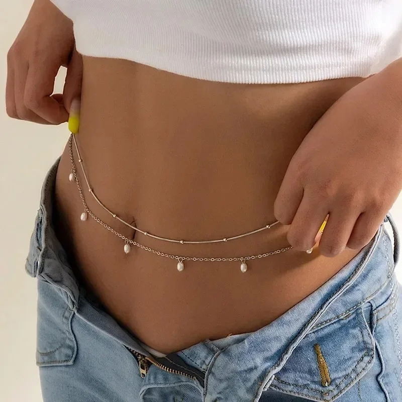 New Charm Sexy Double Layer Bu - Body Jewelry By The Chain Gang ulasan dan harga