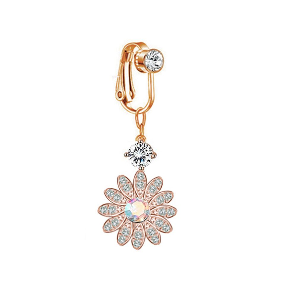 Clip On Umbilical Cartilage Cl - Body Jewelry Earrings ulasan dan harga