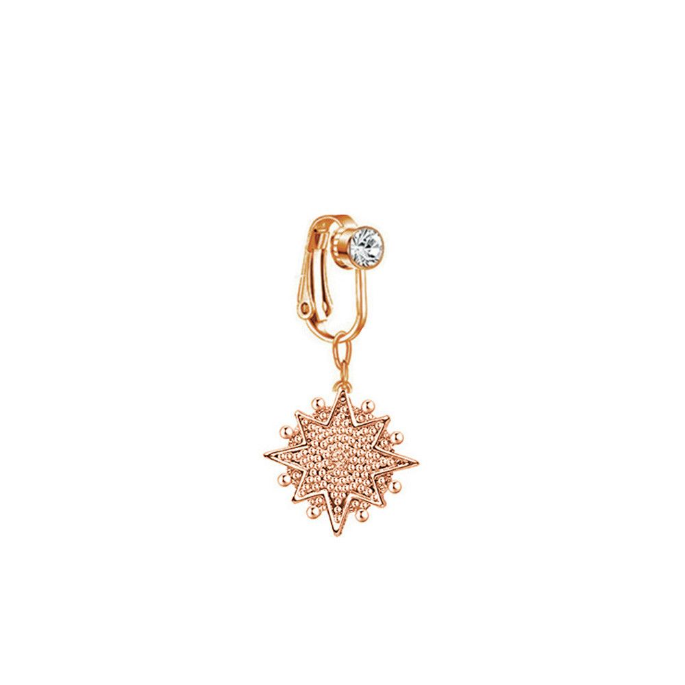 Clip On Umbilical Cartilage Cl - Body Jewelry Earrings ulasan dan harga