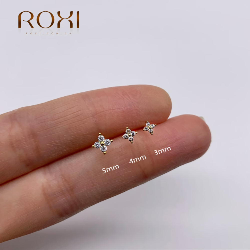 ROXI 925 Sterling Silver Flowe - Body Jewelry Kit ulasan dan harga