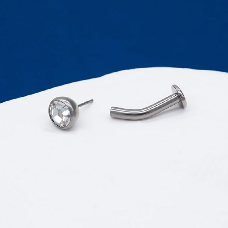 14G G23 Titanium Curved Belly  - Body Jewelry Types ulasan dan harga
