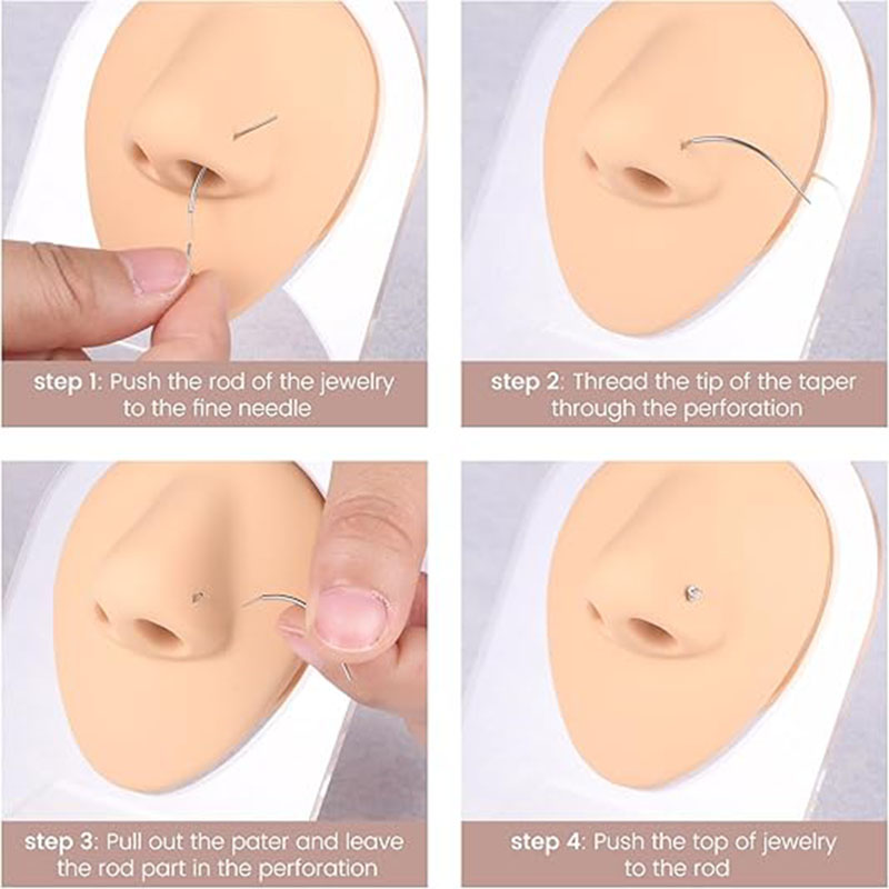 10 Pcs ASTM F136 Titanium Pier - Body Jewelry Types ulasan dan harga