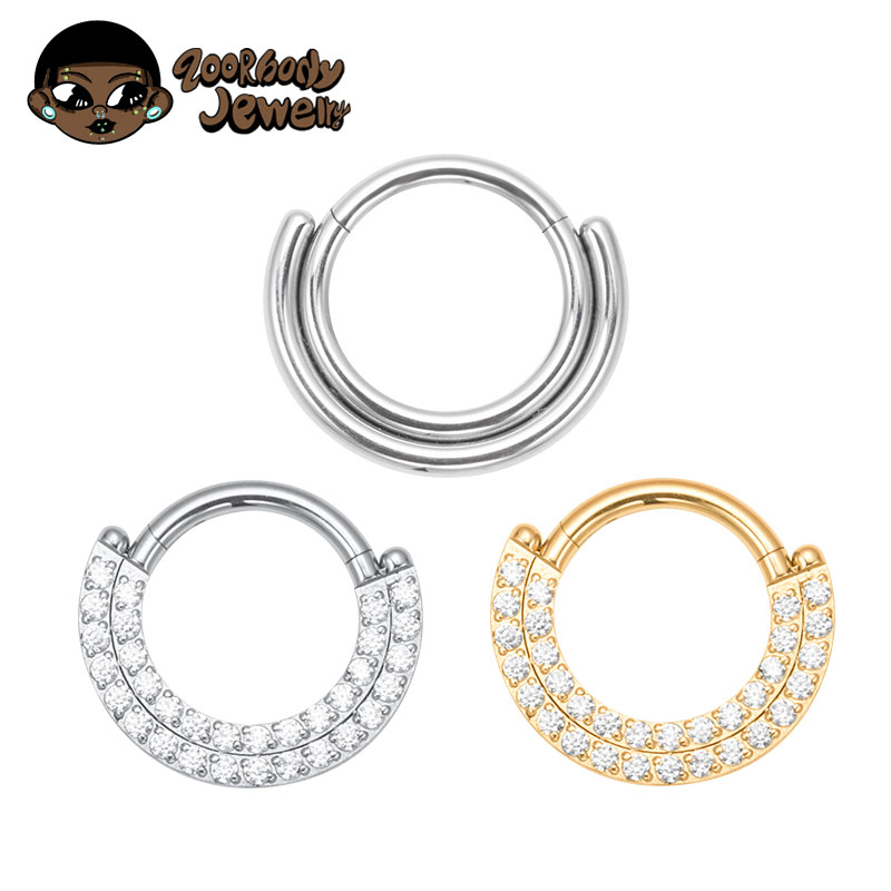 ASTM F136 Titanium Clicker Sep - Septum Clicker Ring ulasan dan harga