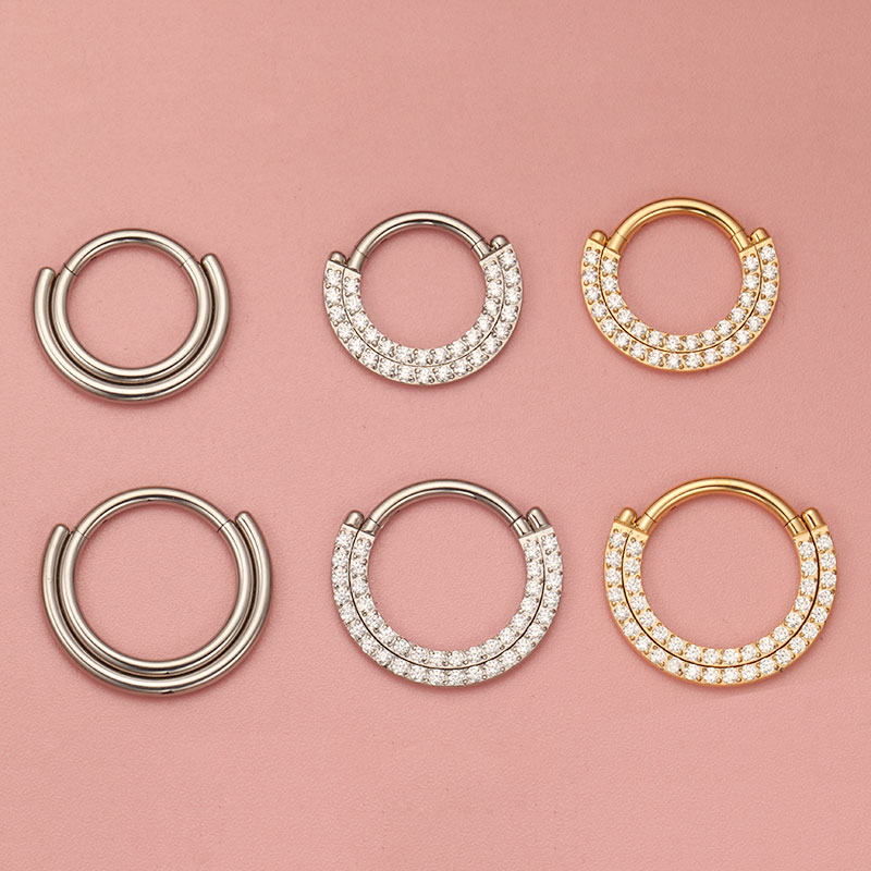 ASTM F136 Titanium Clicker Sep - Septum Clicker Ring ulasan dan harga