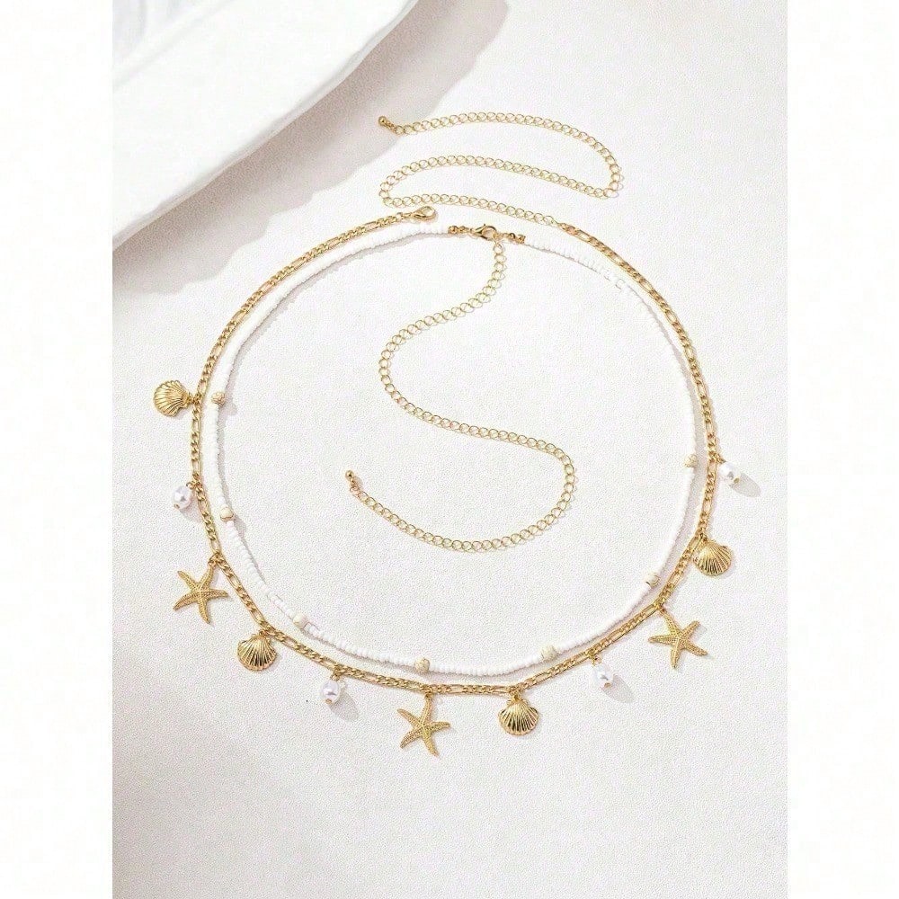 2pcs Bohemian Style Ocean Seri - Body Jewelry By The Chain Gang ulasan dan harga