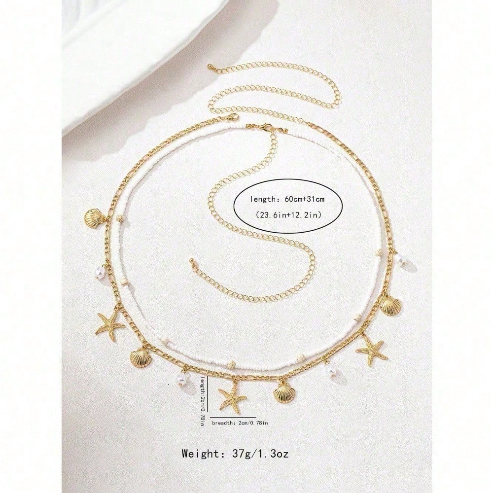 2pcs Bohemian Style Ocean Seri - Body Jewelry By The Chain Gang ulasan dan harga