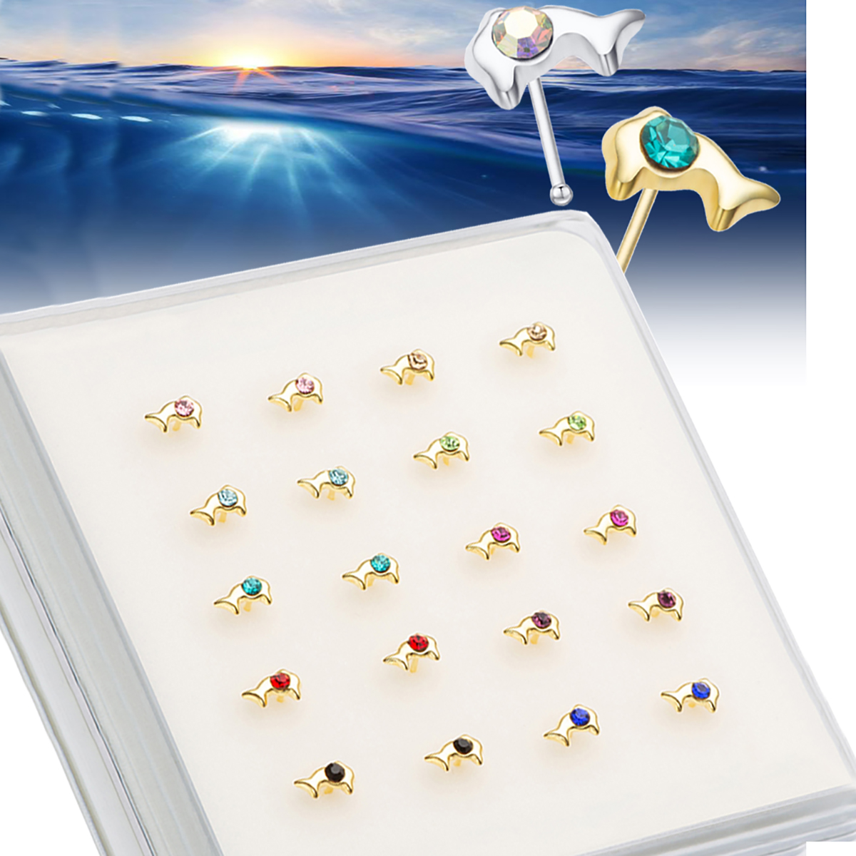 925 Sterling Silver Mini Cute  - Body Jewelry Types ulasan dan harga
