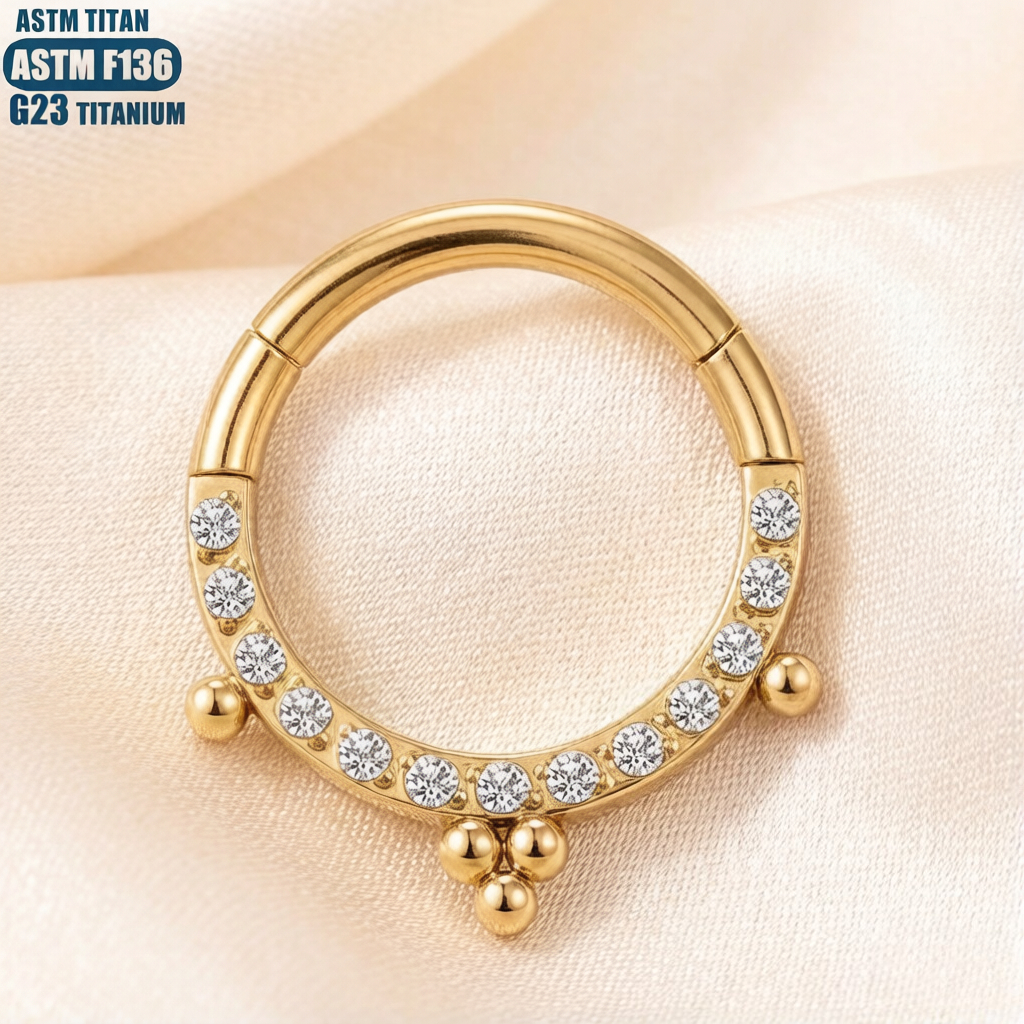 G23 Titanium Nose Ring Piercin - Body Jewelry For Sensitive Skin ulasan dan harga
