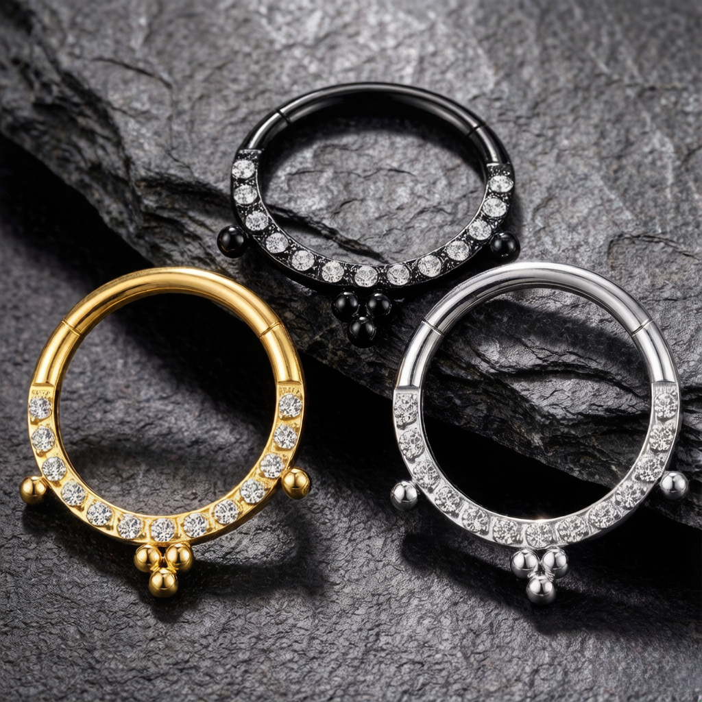 G23 Titanium Nose Ring Piercin - Body Jewelry For Sensitive Skin ulasan dan harga