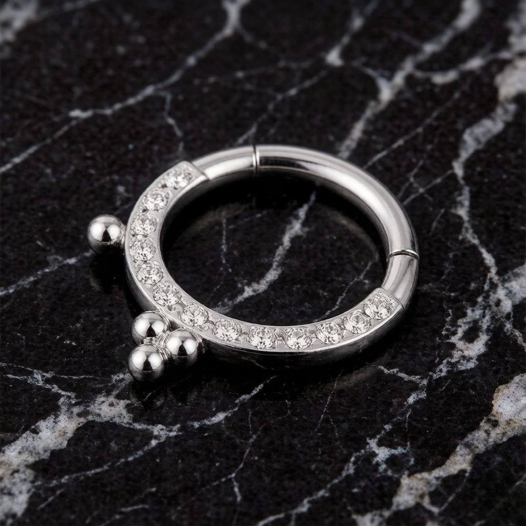 G23 Titanium Nose Ring Piercin - Body Jewelry For Sensitive Skin ulasan dan harga