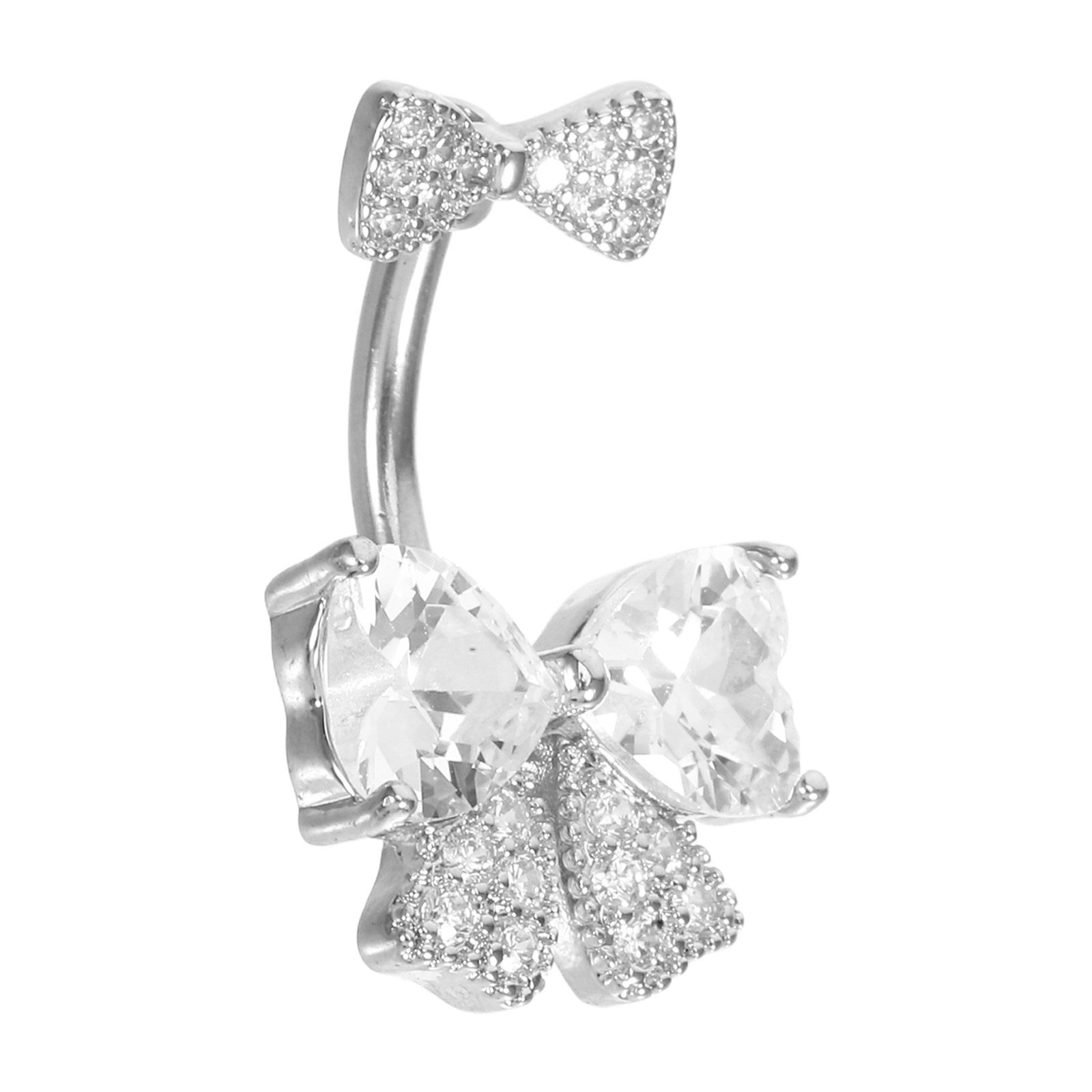 Bow Navel Jewelry Set Stainles - Body Jewelry For Sensitive Skin ulasan dan harga