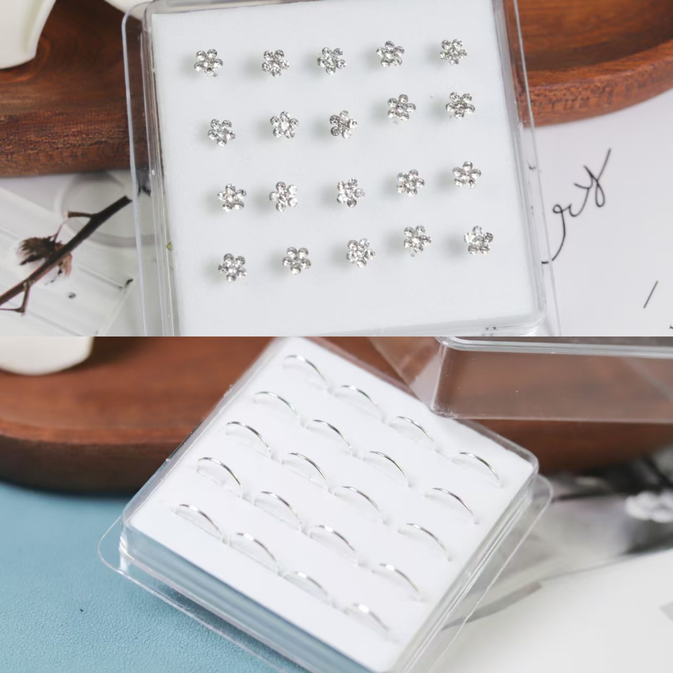 20Pcs/Box Body Nose Piercing J - Body Jewelry Jewelry Box ulasan dan harga