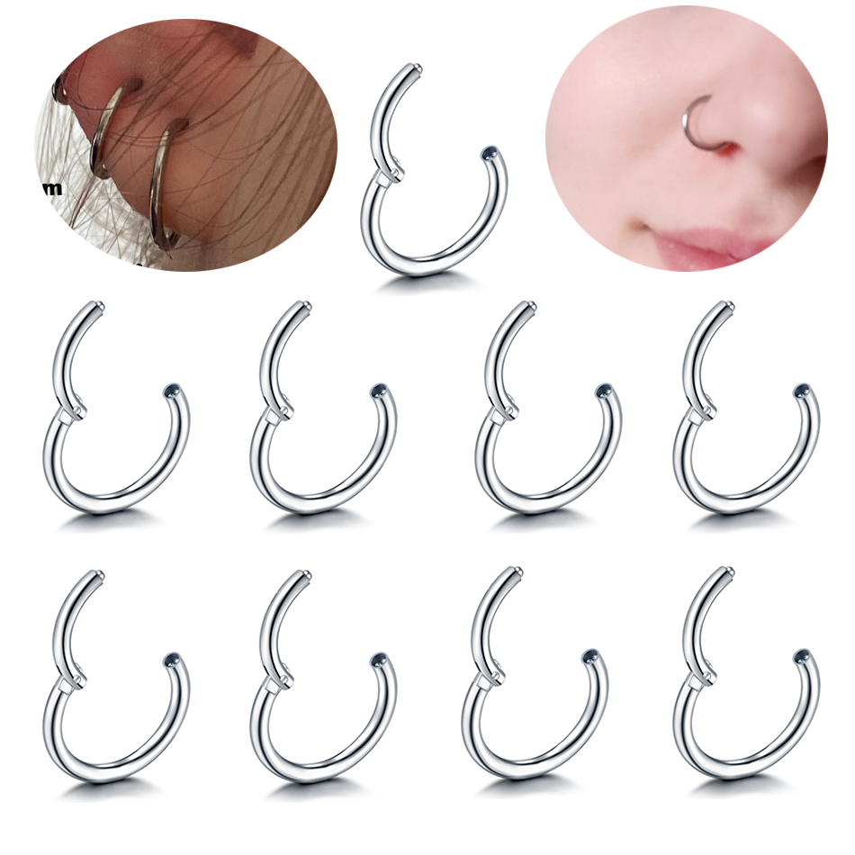 316L Surgical Steel Seamless N - Body Jewelry For Sensitive Skin ulasan dan harga