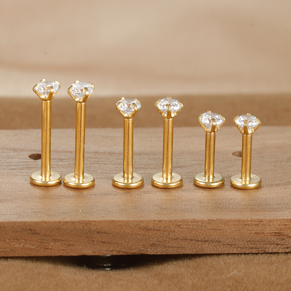 Labret Tragus Stud Earring 16G - Body Jewelry Surgical Steel ulasan dan harga