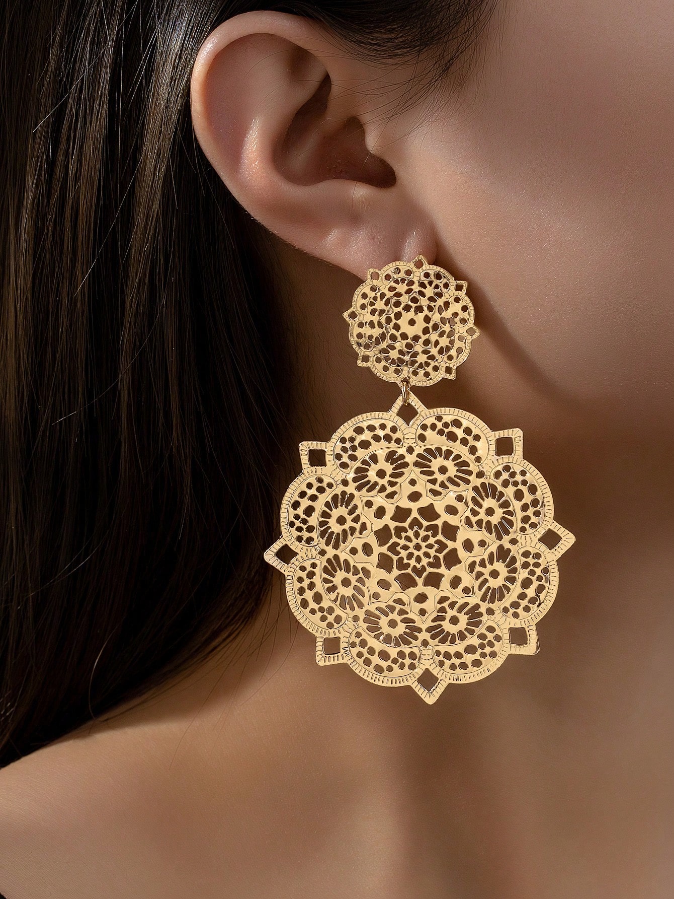 2pcs/Set Exaggerated European  - Body Jewelry Earrings ulasan dan harga
