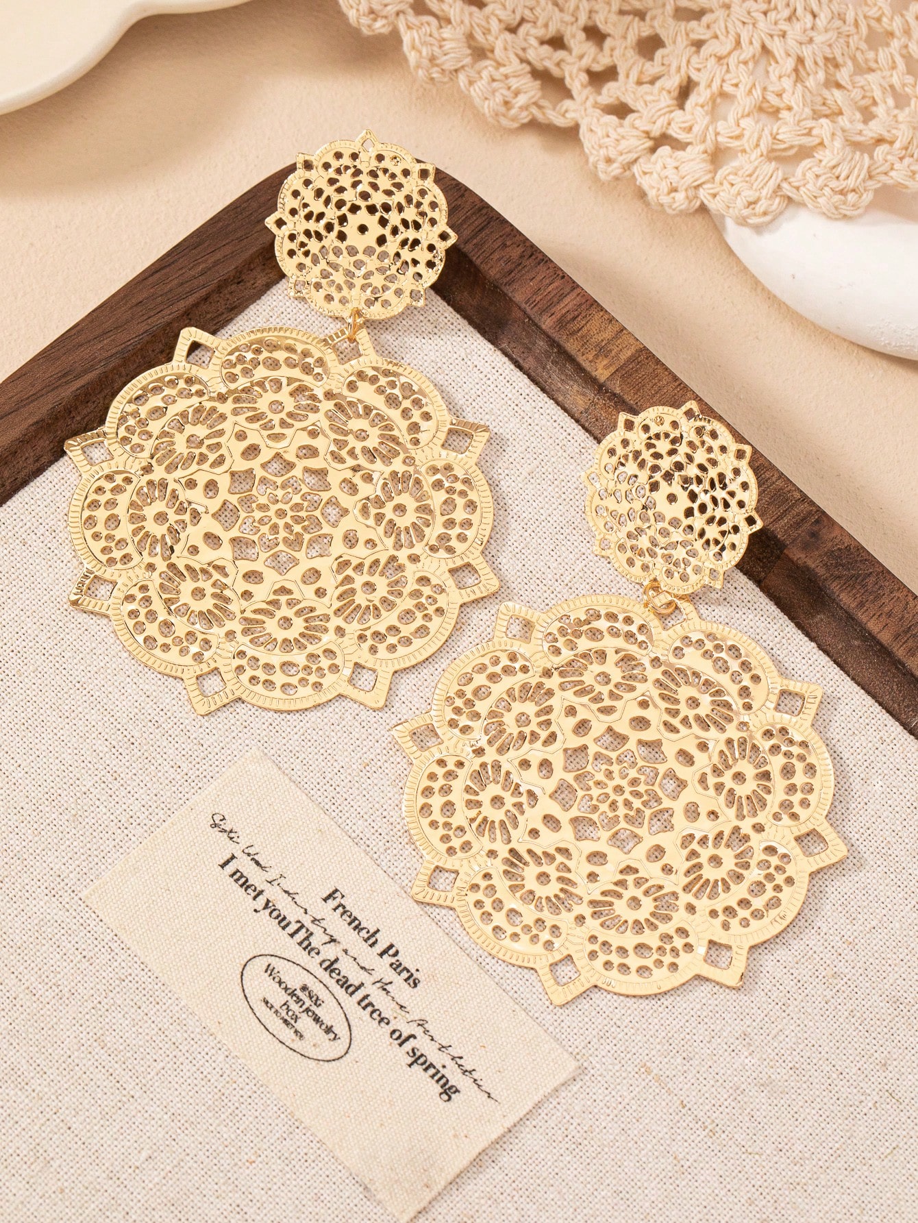 2pcs/Set Exaggerated European  - Body Jewelry Earrings ulasan dan harga