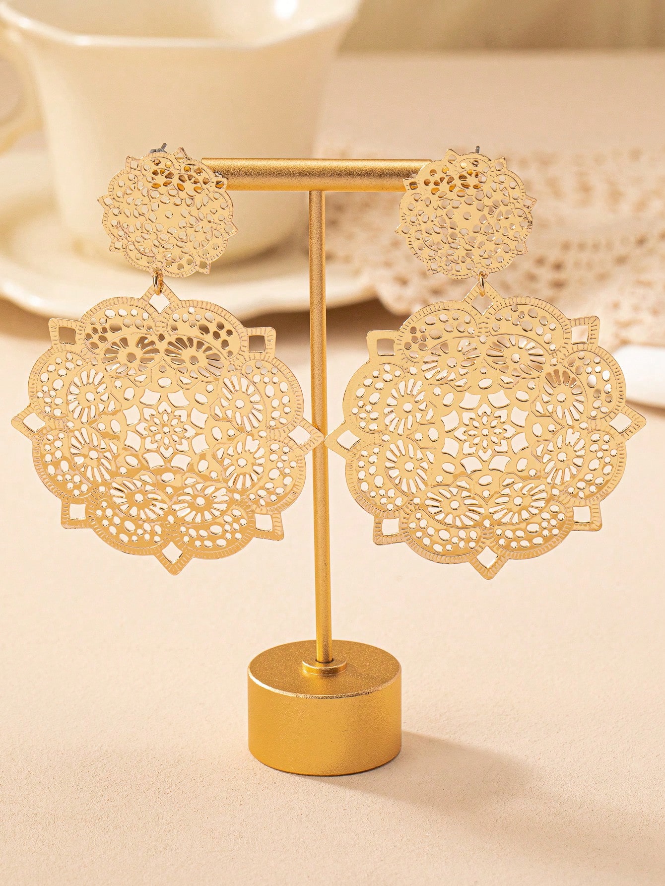 2pcs/Set Exaggerated European  - Body Jewelry Earrings ulasan dan harga