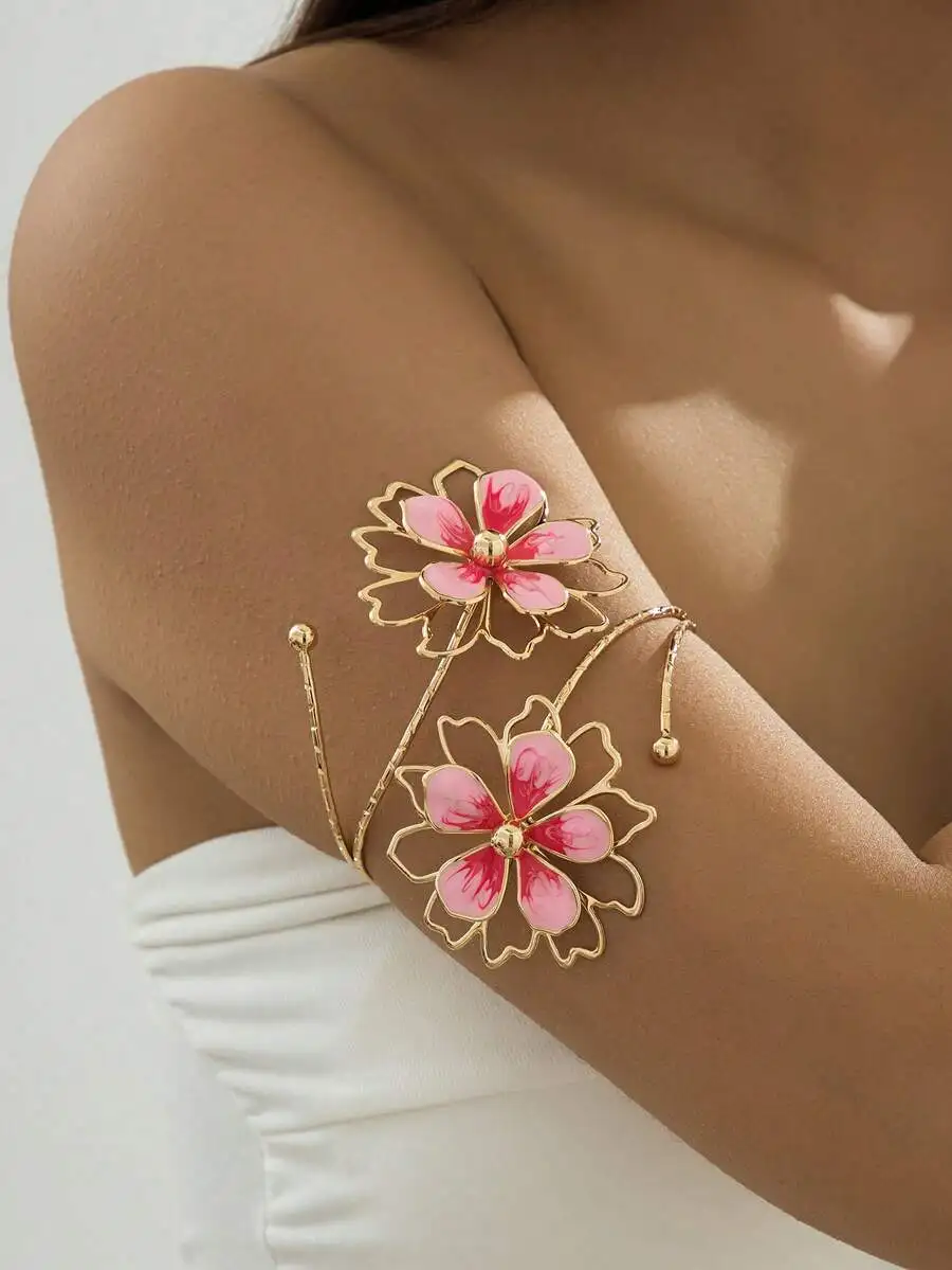 Floral Pearl Necklace Earring  - Body Jewelry Earrings ulasan dan harga