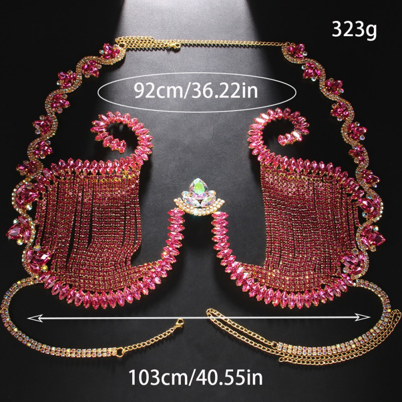 Women Body Chest Chain Sexy To - Body Jewelry Types ulasan dan harga