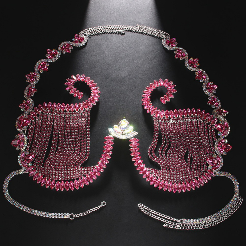Women Body Chest Chain Sexy To - Body Jewelry Types ulasan dan harga