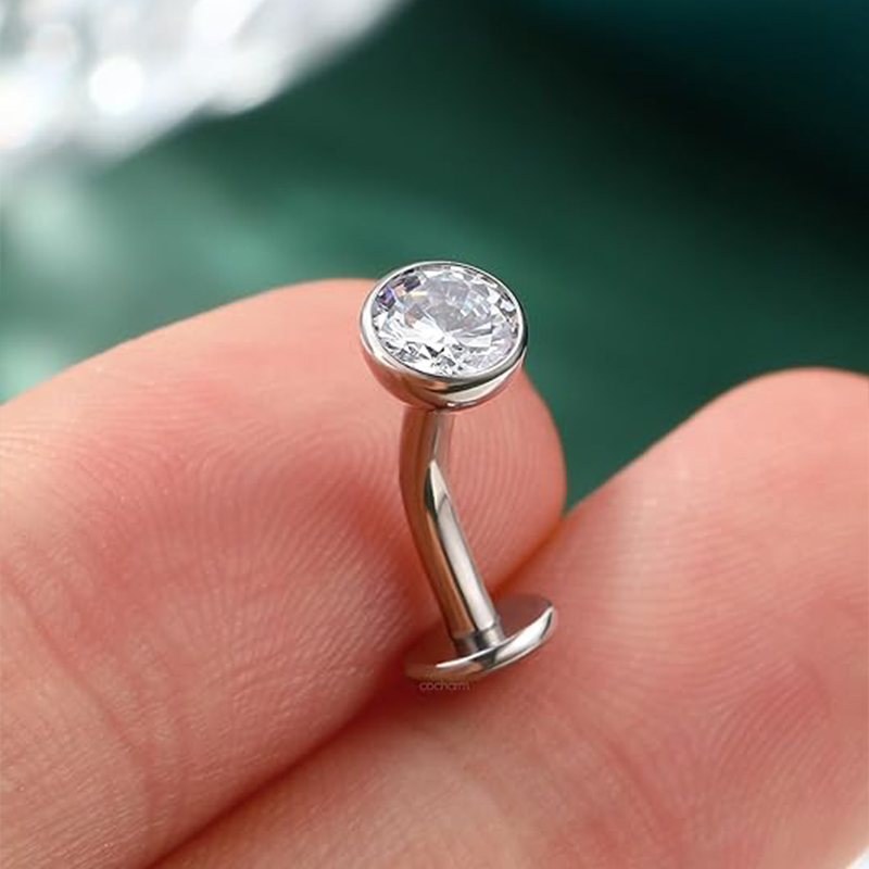 14G G23 Titanium Curved Belly  - Body Jewelry Types ulasan dan harga