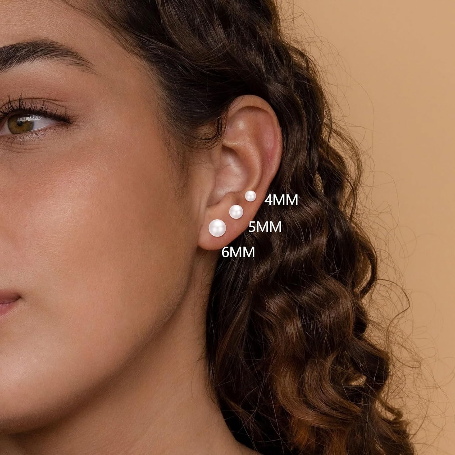 3 Pairs Tiny Pearl Stud Earrin - Body Jewelry Surgical Steel ulasan dan harga