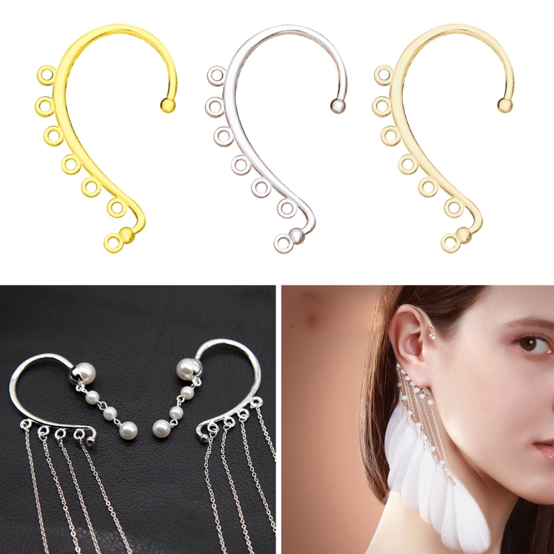 20Pcs Ear Cuff Wrap Long Chain - Body Jewelry Kit ulasan dan harga