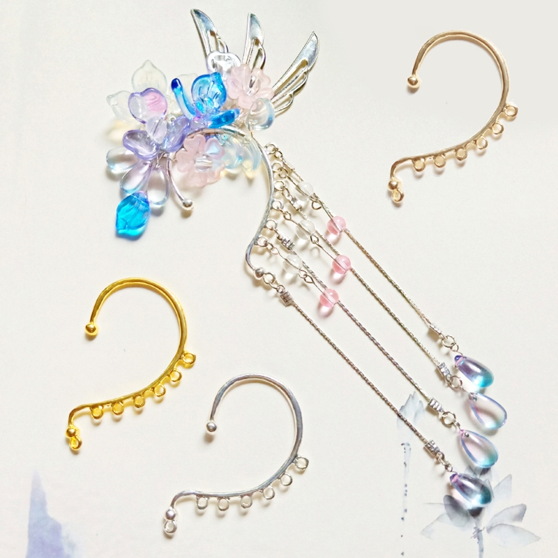 20Pcs Ear Cuff Wrap Long Chain - Body Jewelry Kit ulasan dan harga