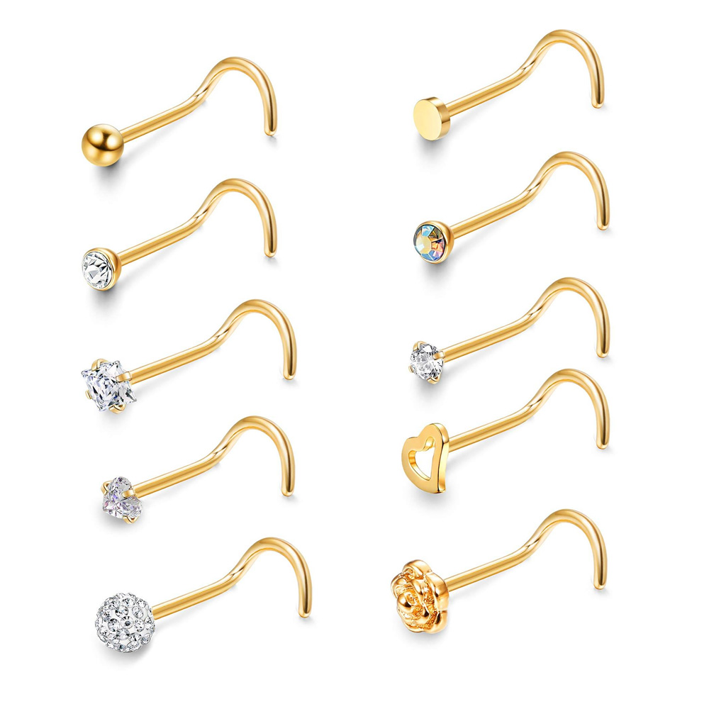 FASACCO 1Pc Stainless Steel Sc - Body Jewelry For Sensitive Skin ulasan dan harga