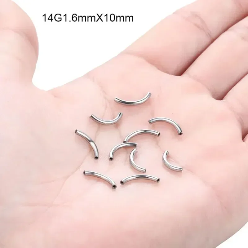 10 Pcs/Lot ASTM F136 Titanium  - Septum Clicker Ring ulasan dan harga