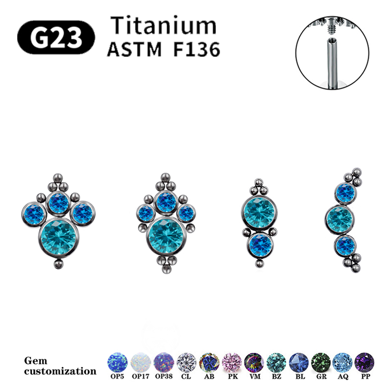 G23 Titanium stud earrings for - Body Jewelry Cartilage Earrings ulasan dan harga