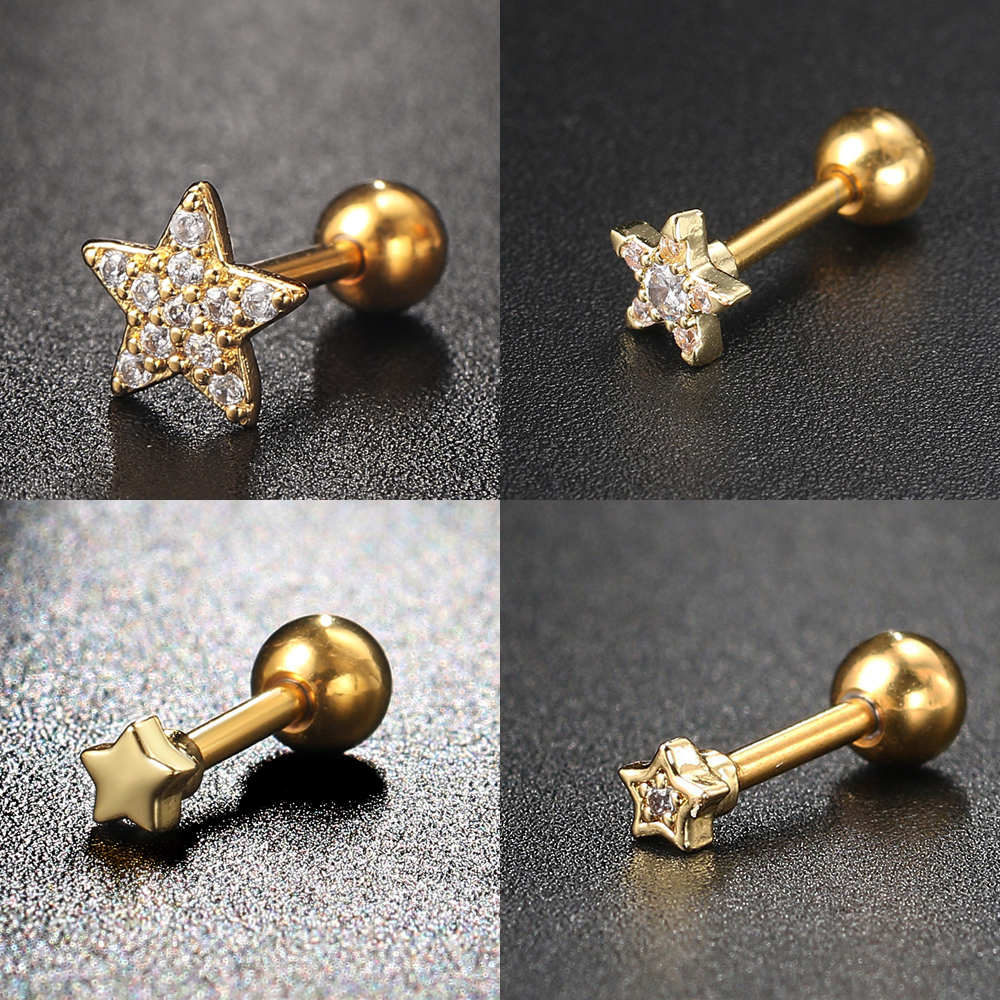 1pc Helix Piercing Earrings fo - Body Jewelry Cartilage Earrings ulasan dan harga