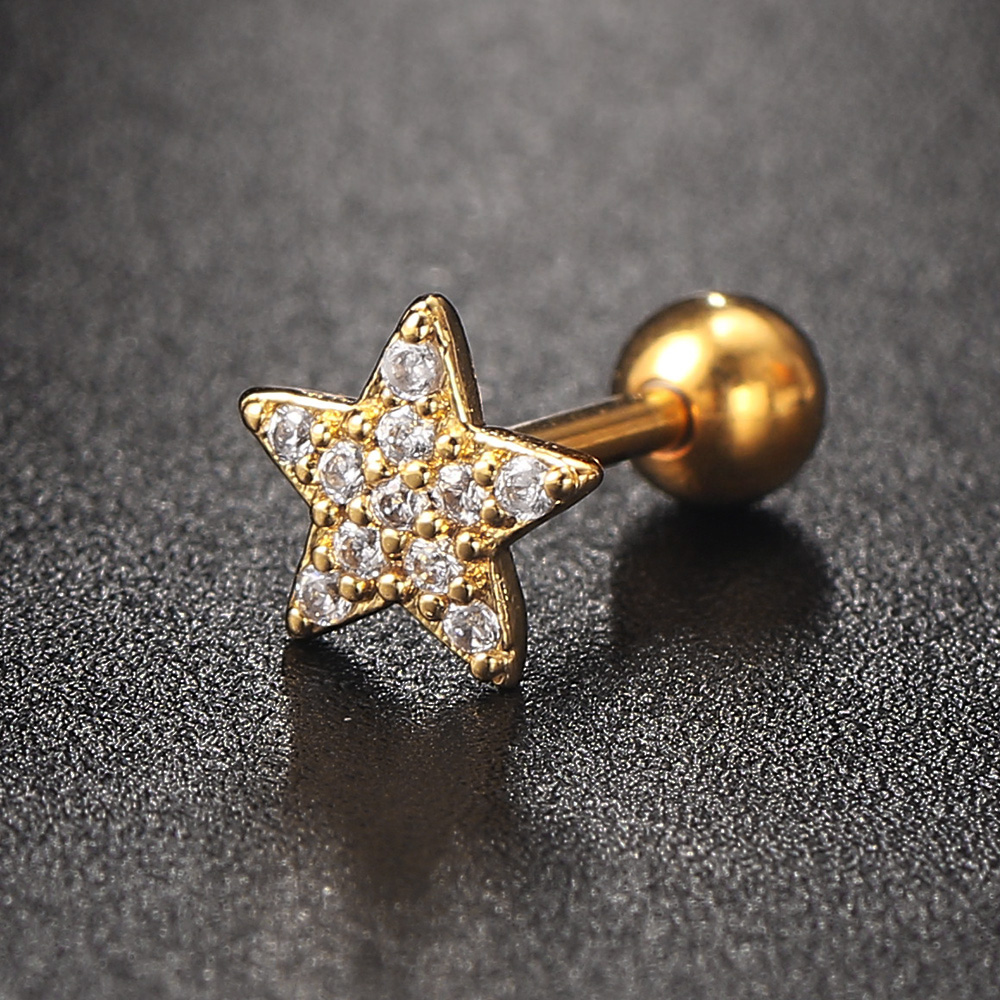 1pc Helix Piercing Earrings fo - Body Jewelry Cartilage Earrings ulasan dan harga