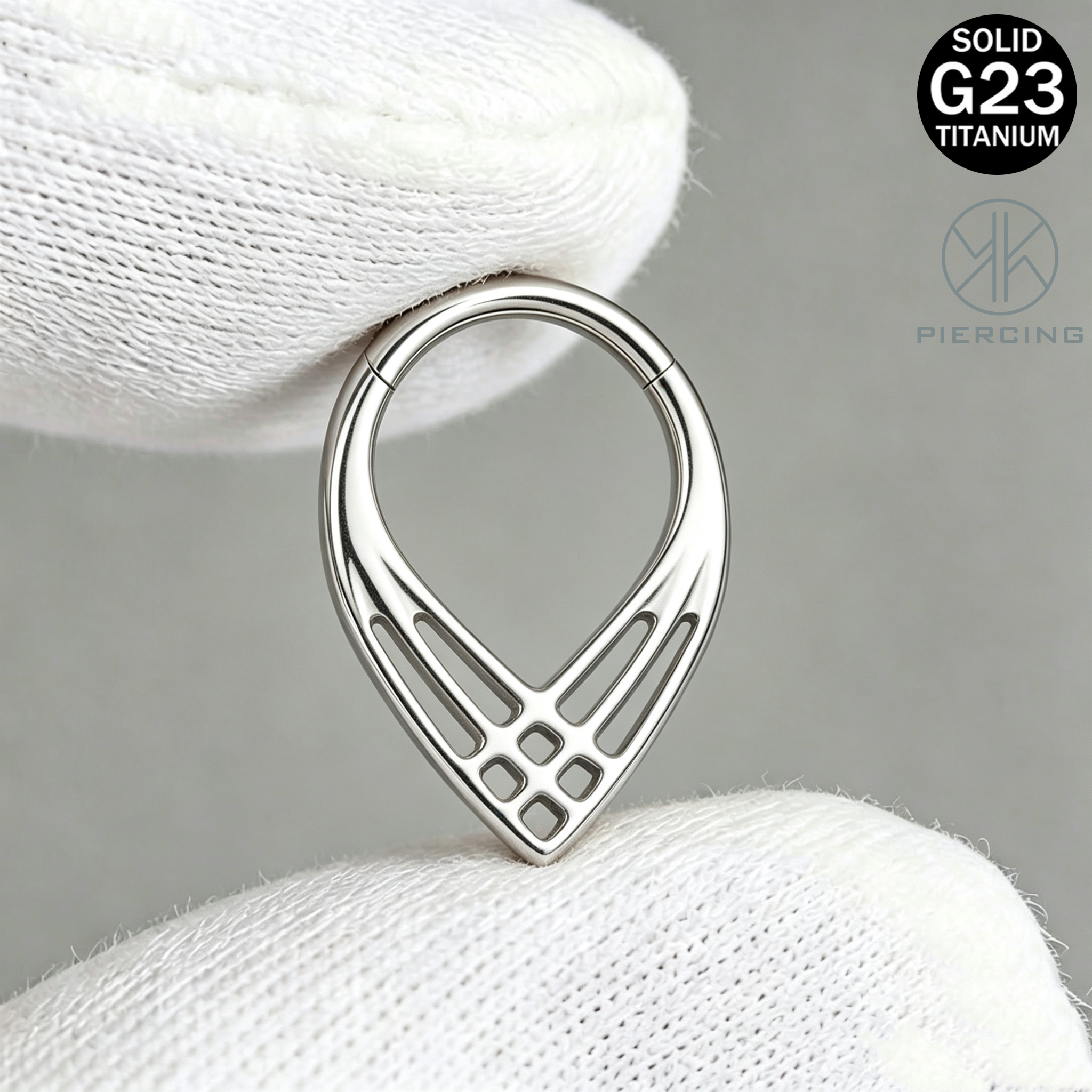 G23 Titanium Grid Water Drop s - Body Jewelry Jewelry Box ulasan dan harga
