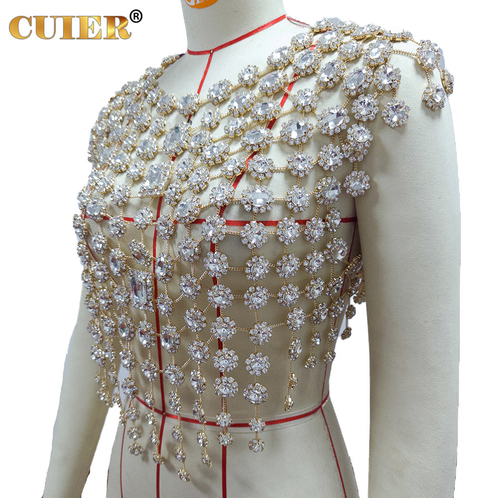 CUIER Women's Gold Rhinestone  - Body Jewelry Gold ulasan dan harga
