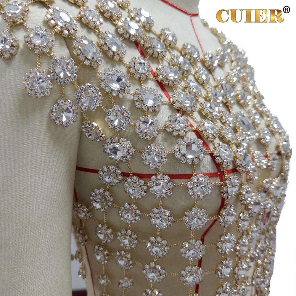 CUIER Women's Gold Rhinestone  - Body Jewelry Gold ulasan dan harga