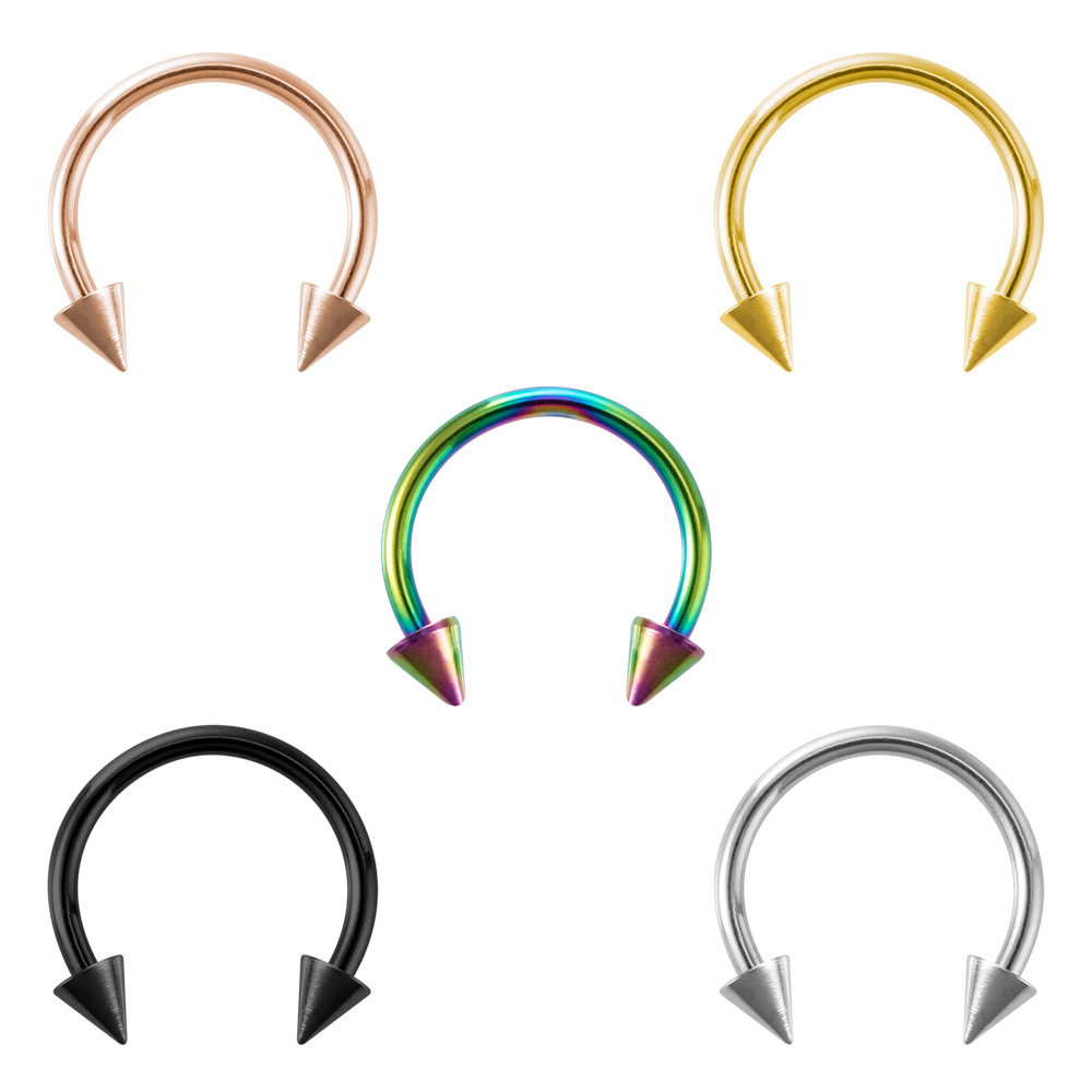 New simple stainless steel C-t - Body Jewelry Types ulasan dan harga